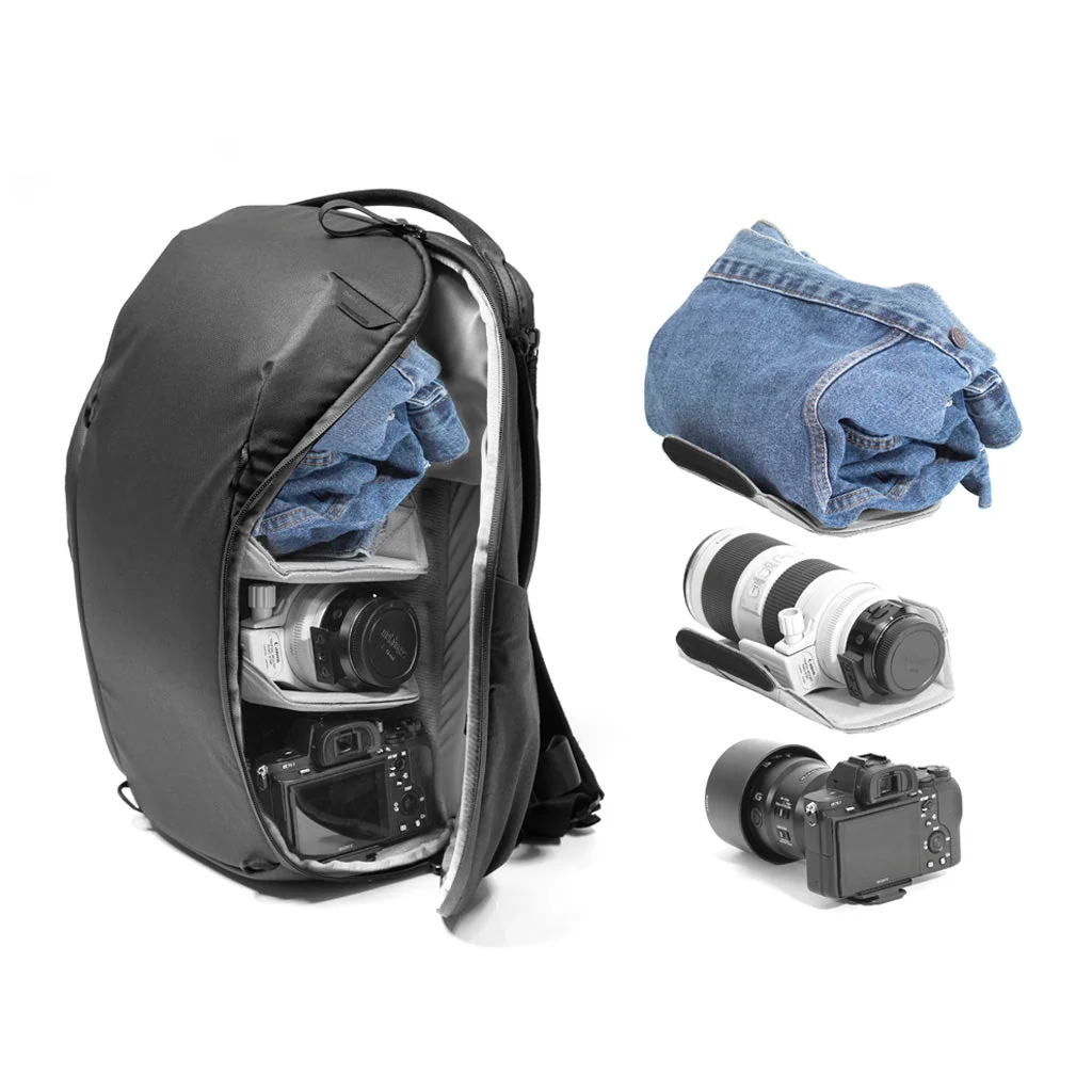Everyday Backpack Zip | 20L | Black | PD Certified - Image 3