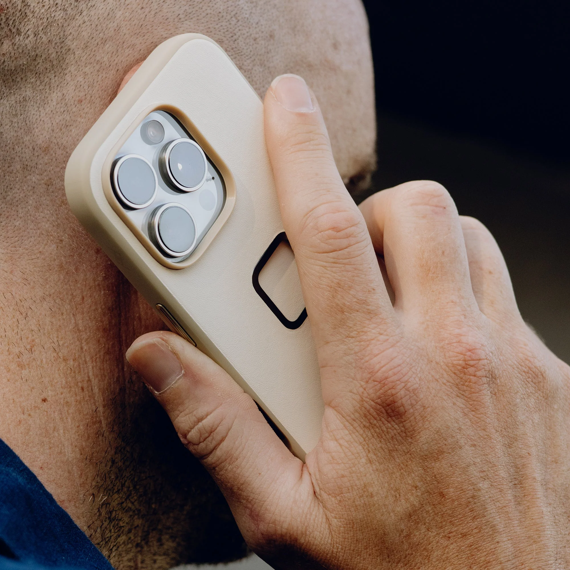 Everyday Clarino Case | iPhone 16 Pro Max | Bone | PD Certified - Image 2