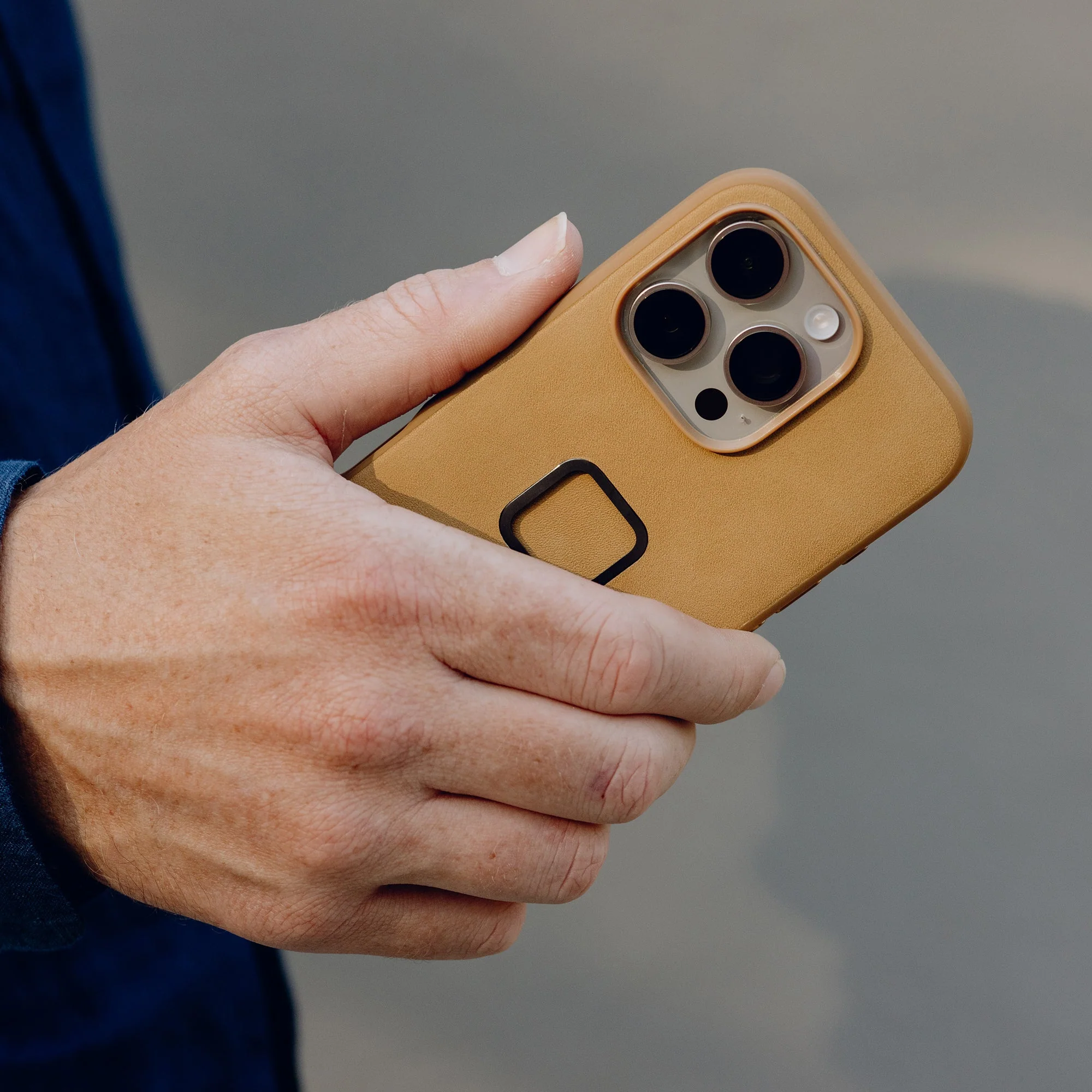 Everyday Clarino Case | iPhone 16 Pro | Tan | PD Certified - Image 3