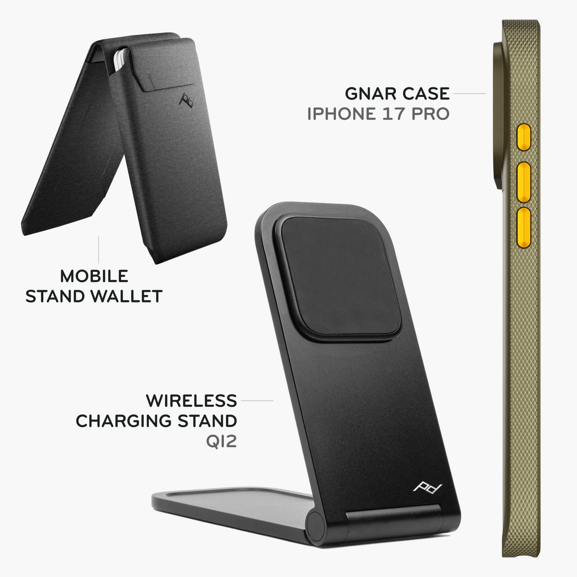 Gnar Case | iPhone 17 Pro | Kelp | Bundle 1