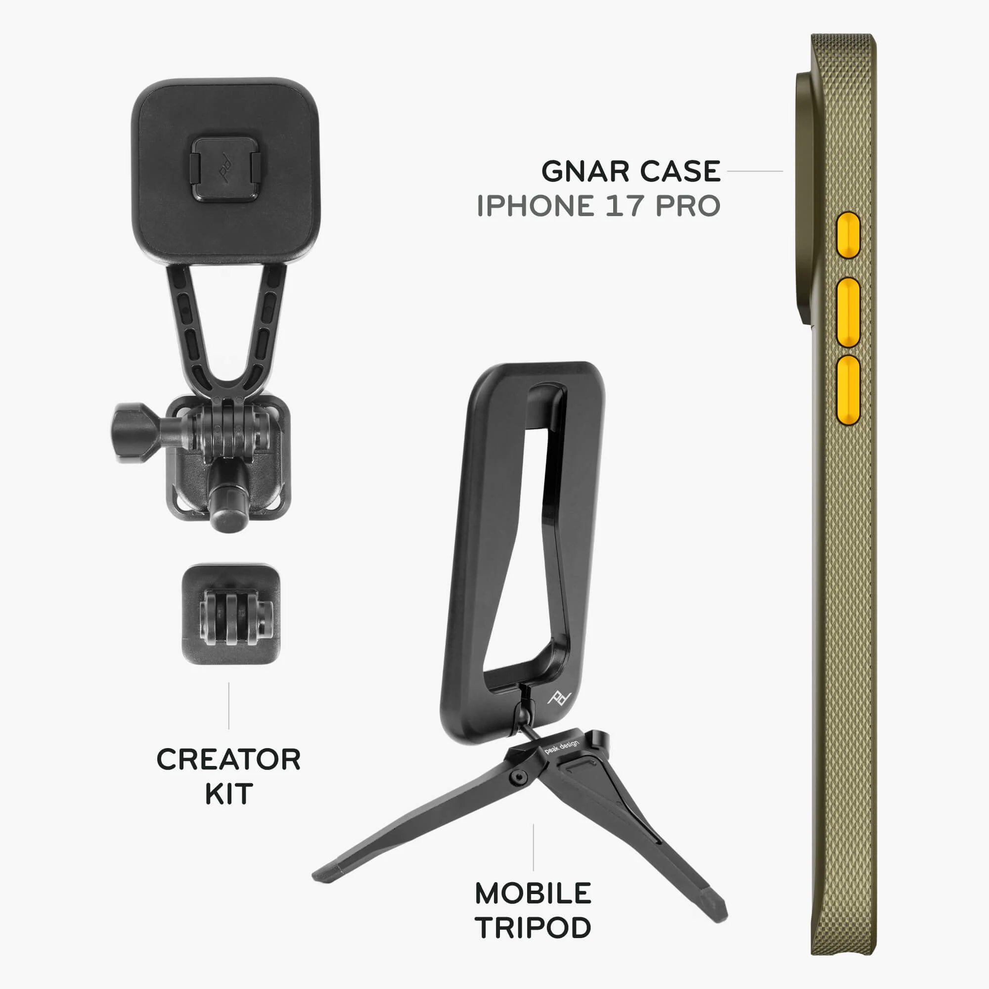 Gnar Case | iPhone 17 Pro | Kelp | Bundle 2