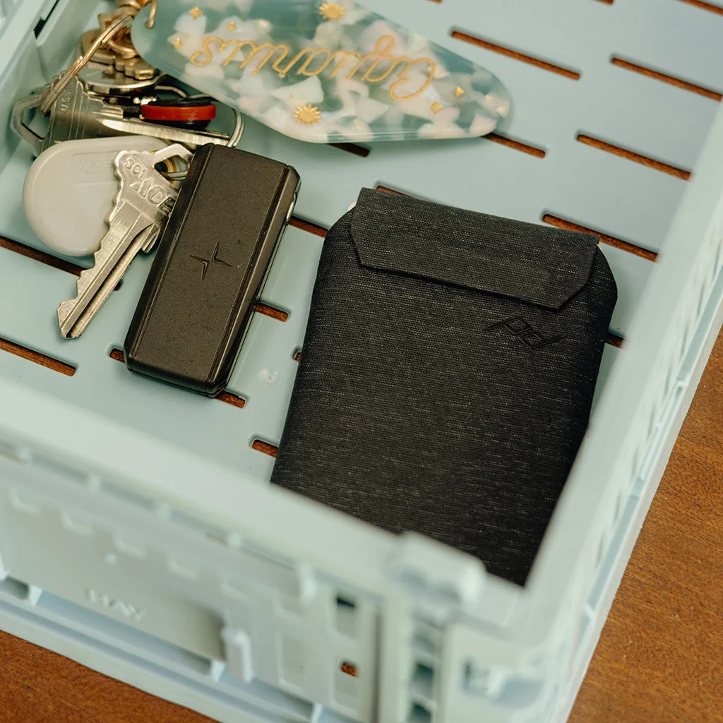 Mobile Wallet | Slim Wallet | Charcoal | Fabric | PD Certified - Image 9