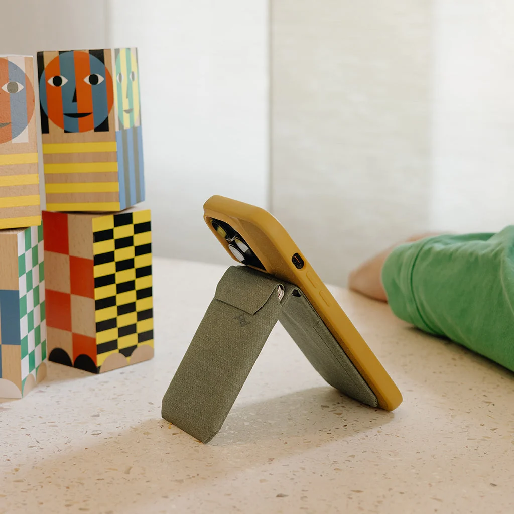 Mobile Wallet | Stand Wallet | Redwood | Fabric | PD Certified - Image 8