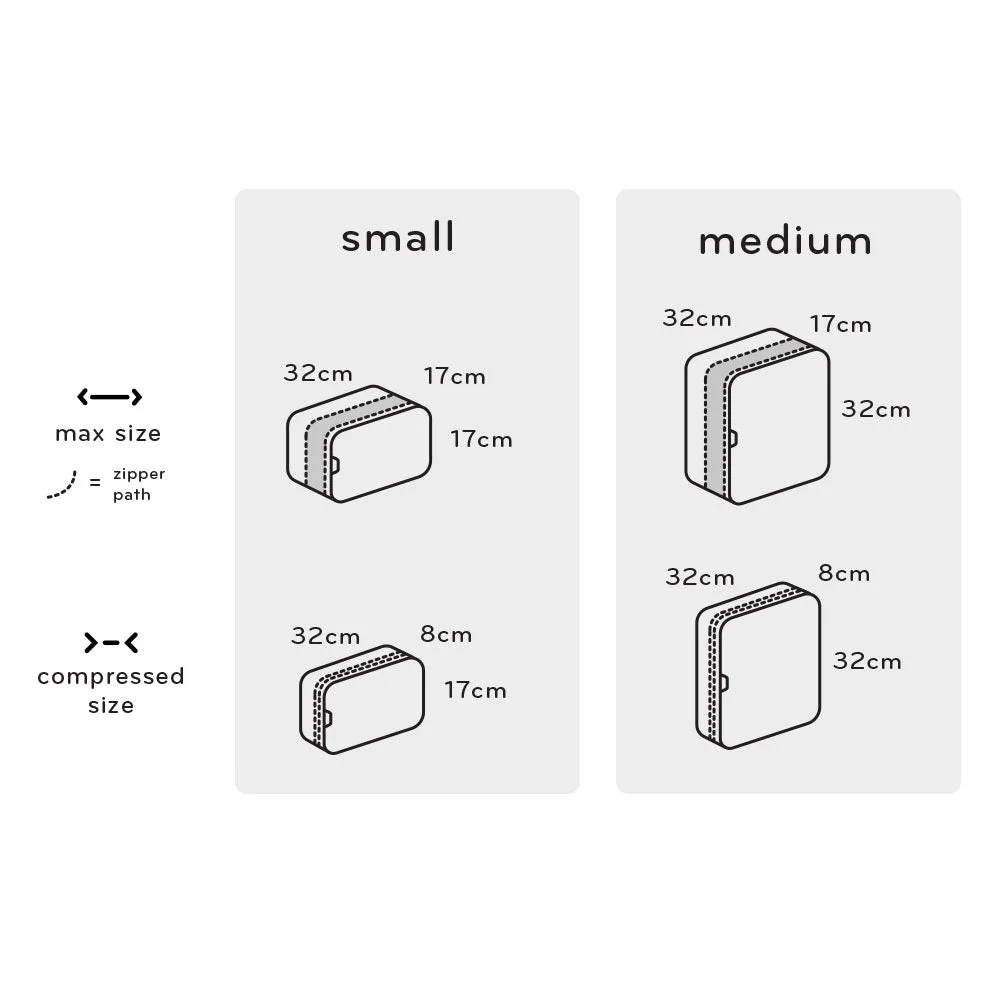 Packing Cube | Medium | Charcoal (PFAS) | PD Certified - Image 8