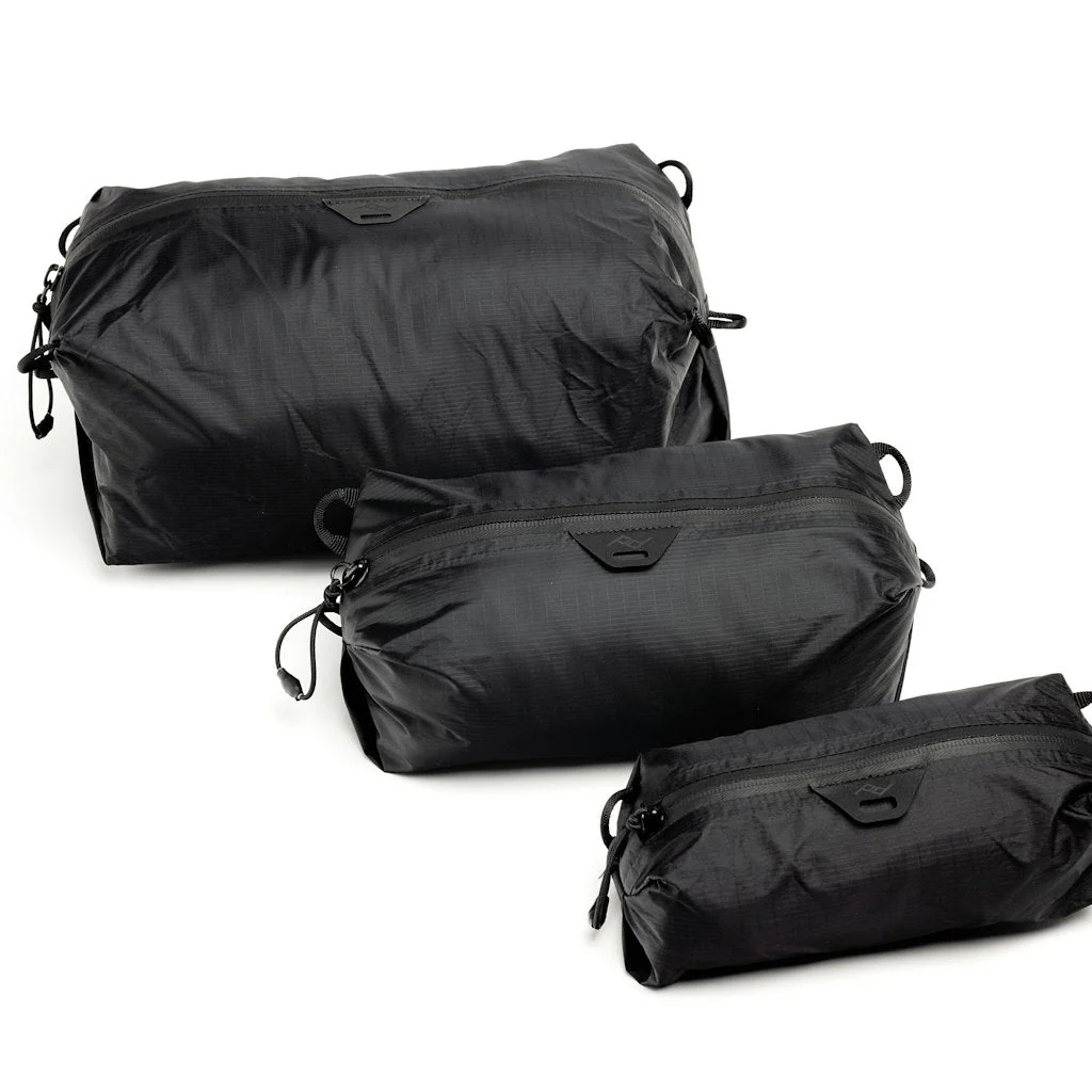 Ultralight Packing Cube | Black | Fabric | 3-pack